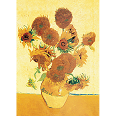 Vincent Van Gogh - Sunflowers - 3D Lenticular Postcard Greeting Card