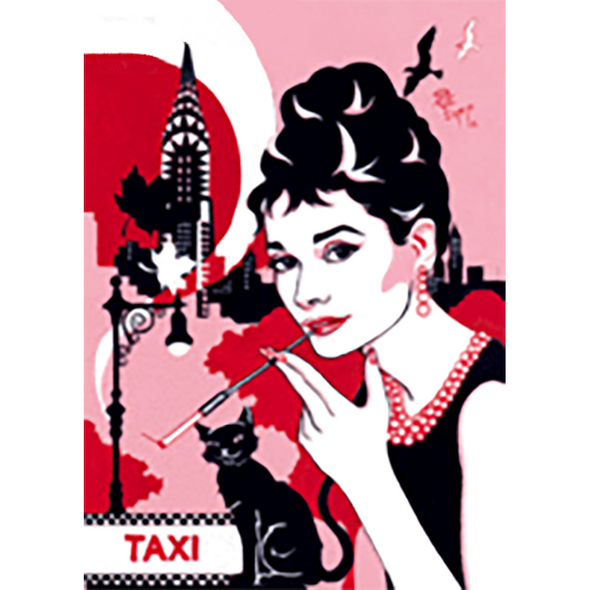 Juan Carlos Espejo - Audrey Hepburn - 3D Lenticular Postcard Greeting Card