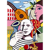 Juan Carlos Espejo - Picasso - 3D Lenticular Postcard Greeting Card