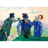 Van Gogh - The Drinkers - 3D Lenticular Postcard Greeting Card