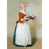 Jean-Etienne Liotard - Chocolate Girl - 3D Lenticular Postcard Greeting Card