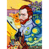 Juan Carlos Espejo - Van Gogh - 3D Lenticular Postcard Greeting Card