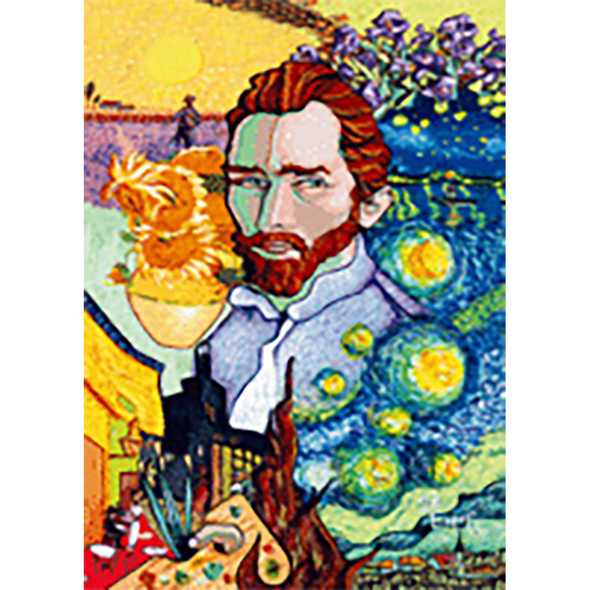 Juan Carlos Espejo - Van Gogh - 3D Lenticular Postcard Greeting Card