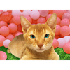 Smiling Cat - 3D Action Lenticular Postcard Greeting Card