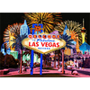 LAS VEGAS iconic Sign by Day and Night - 3D Action Lenticular Postcard Greeting Card