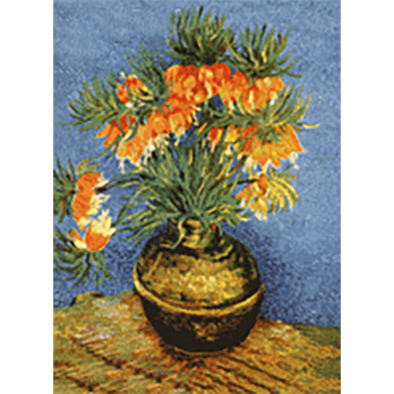 Vincent Van Gogh - fritillaries in a copper vase & Sunflowers - 3D Action Lenticular Postcard Greeting Card