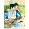 Mary Cassatt - Mother and Child & Banjo Lesson - 3D Action Lenticular Postcard Greeting Card