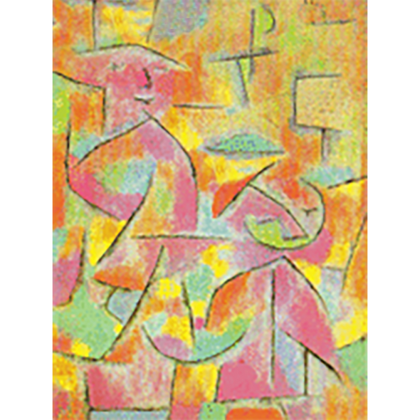 Paul Klee - Artsology and Daughter and Aunt - 3D Action Lenticular Postcard Greeting Card