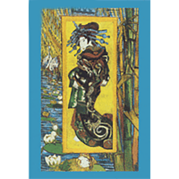 Vincent Van Gogh - Japonaiserie(Japanese Art) - 3D Action Lenticular Postcard Greeting Card