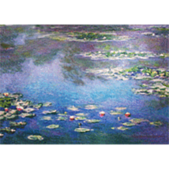 Claude Monet - Japanese Footbridge & Le bassin aux nymphéas - 3D Action Lenticular Postcard Greeting Card