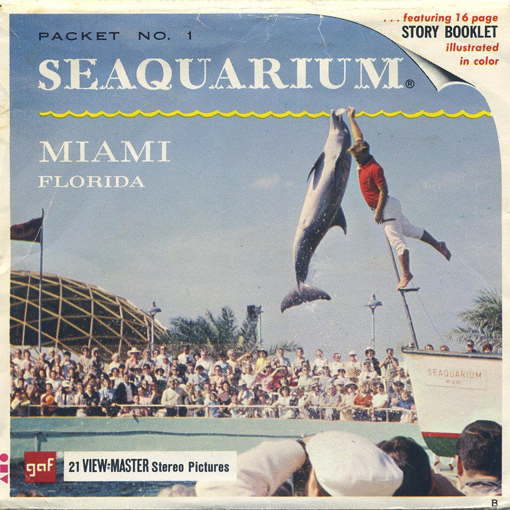 Marineland of the Pacific - View-Master 3 Reel Packet - 1960s