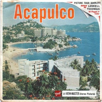 ViewMaster - Acapulco - B003 - Vintage - 3 Reel Packet - 1960s views