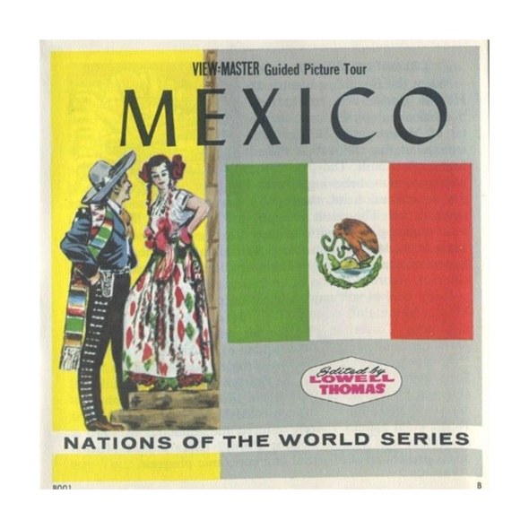 ViewMaster - Mexico - B001 - Vintage - 3 Reel Packet - 1970s views
