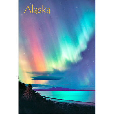 AURORA BOREALIS - 3D Magnet for Refrigerator, Whiteboard, Locker