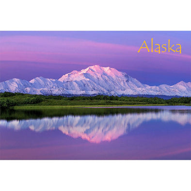 DENALI - ALASKA - 3D Magnet for Refrigerator, Whiteboard, Locker