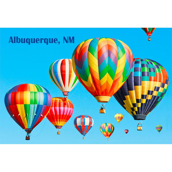 HOT-AIR BALLOONS - 2 Image 3D Flip Magnet for Refrigerators, Whiteboards, and Lockers - NEW