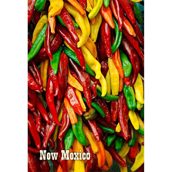 CHILE PEPPERS - 2 Image 3D Magnet for Refrigerator, Whiteboard, Locker