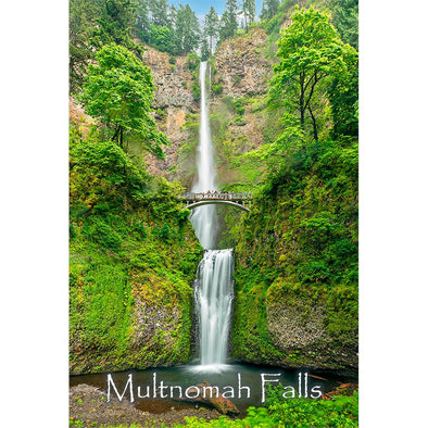 MULTNOMAH FALLS - 2 Image 3D Flip Magnet for Refrigerators, Whiteboards, and Lockers - NEW