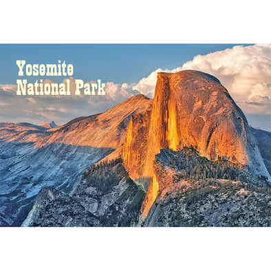 HALF DOME, YOSEMITE - 3D Magnet for Refrigerators, Whiteboards, and Lockers - NEW