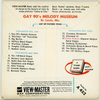 ViewMaster - Gay 90's - Melody Museum - A452 - Vintage  - 3 Reel Packet - 1960s views