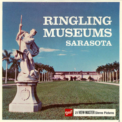 Ringling Museums - Sarasota - A994 - Vintage Classic View-Master 3 Reel Packet - 1960s views