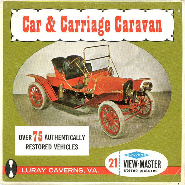 ViewMaster - Car & Carriage Caravan - A830-S6A - Vintage - 3 Reel Packet - 1960s Views
