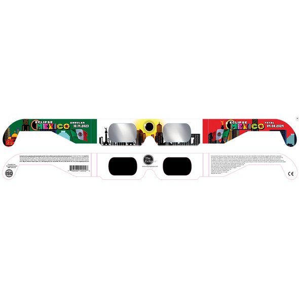 Solar Eclipse Glasses - ISO Certified Safe - Cardboard ('Mexican') - NEW