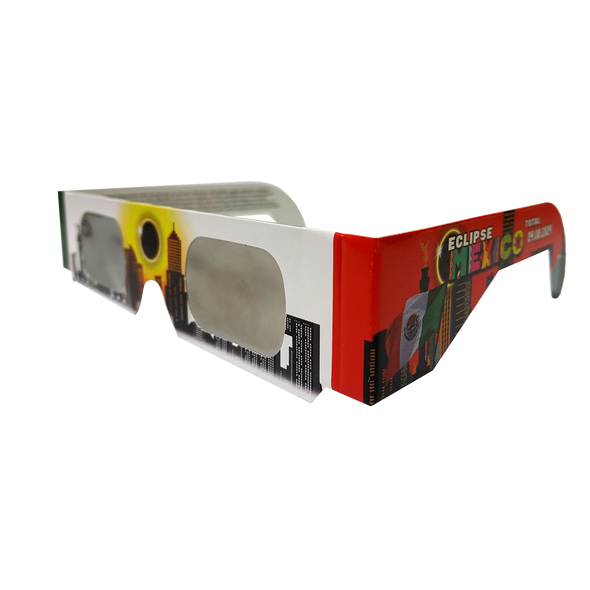 Solar Eclipse Glasses - ISO Certified Safe - Cardboard ('Mexican') - NEW