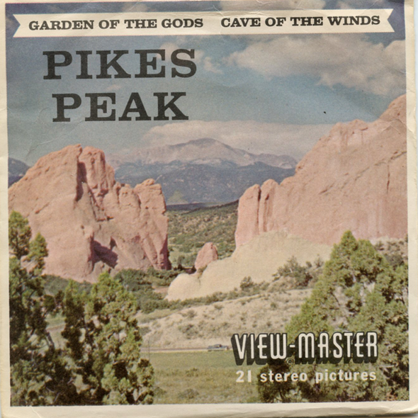 ViewMaster - Pikes Peak - A321 - Vintage - 3 Reel Packet - 1960s views