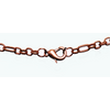 Multi Color Organic TAGUA Bib Necklace, Copper Chained Strand - Mid-Century Modern - Daphne - Artisan Elegant