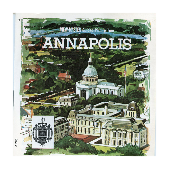 ViewMaster- Annapolis - U.S. Naval Academy - A783 - Vintage - 3 Reel Packet - 1960s views