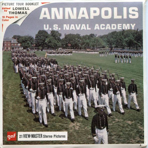 ViewMaster- Annapolis - U.S. Naval Academy - A783 - Vintage - 3 Reel Packet - 1960s views