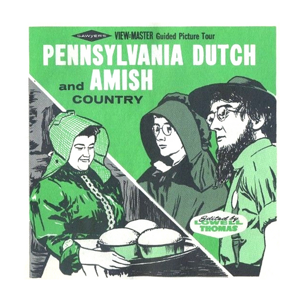 Pennsylvania Dutch and Amish Country -  Vintage Classic View-Master® - 3 Reel Packet - 1960s Views