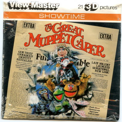 View-Master - Great Muppet Caper - M7 - Vintage 3 Reel Packet-1970s views