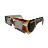 Solar Eclipse Glasses - ISO Certified Safe - Cardboard ('Patriotic Eagle') - NEW