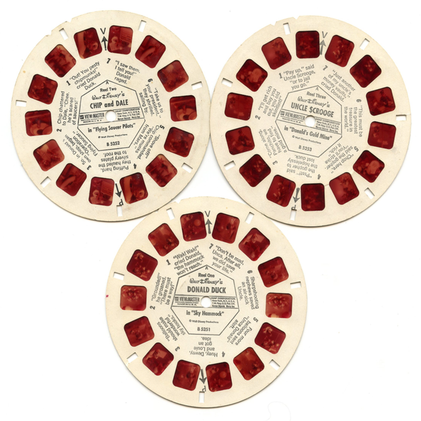 Donald Duck - View-Master 3 Reels Only - vintage - (PNJ-B525-G)