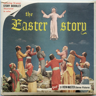 Easter Story - B880 - Vintage Classic View-Master - 3 Reel Packet - 1950's