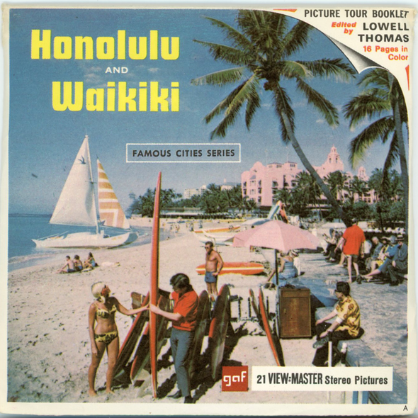 View-Master -Scenic Alaska-Hawaii - Honolulu and Waikiki