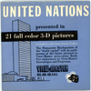 ViewMaster - United Nations - Vintage - 3 Reel Packet - 1950s views