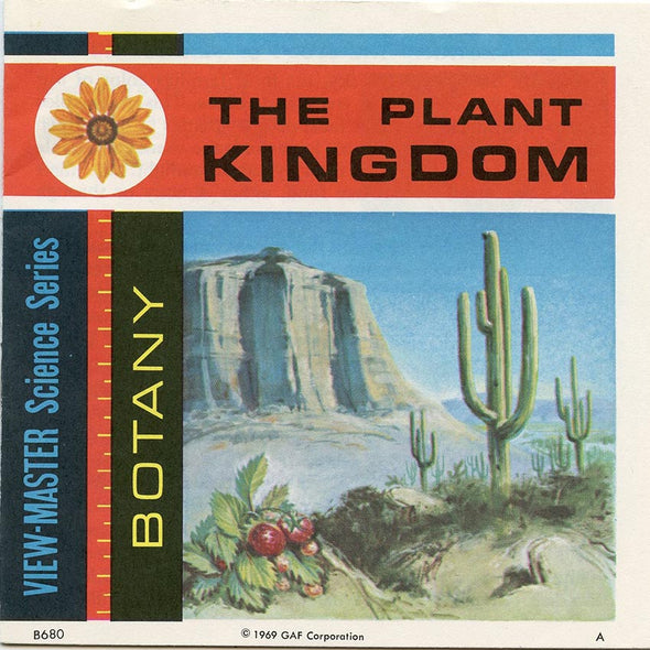 Plant Kingdom - Botany -B680- Vintage Classic View-Master(R) 3 Reel Packet - 1960s views