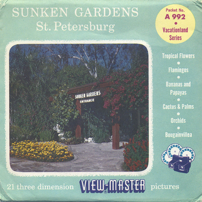 View-Master - Flowers-Gardens-Caves - Sunken Gardens 