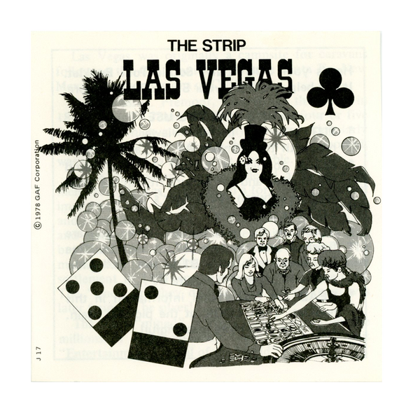 View-Master - Fabulous - Las Vegas - A160 - Vintage - 3 Reel Packet - 1970s views