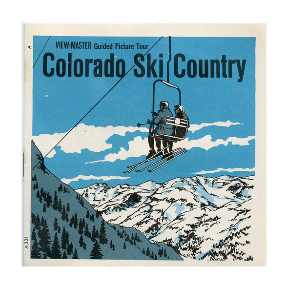 ViewMaster - Colorado Ski-Country - U.S.A. - A331 - Vintage Classic - 3 Reel Packet - 1960s Views
