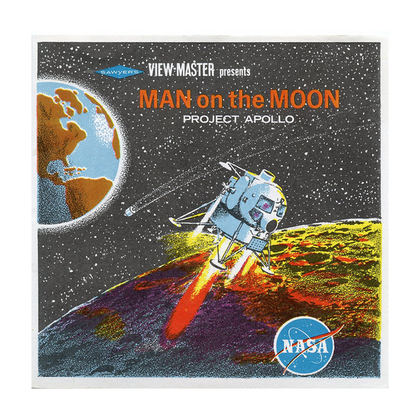 Man on the Moon - B658 - Vintage Classic View-Master - 3 Reel Packet - 1960s Views