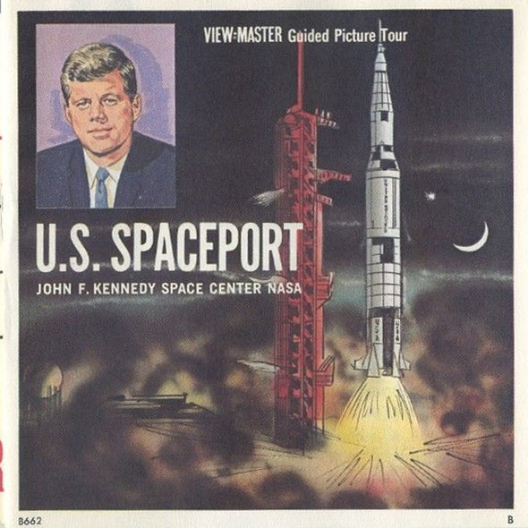 U. S. Spaceport - B662 - Vintage Classic View-Master - 3 Reel Packet - 1960s Views