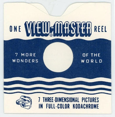 Reel Sleeves for View-Master Reels - USA - Wavy Line Style - Pack of 25