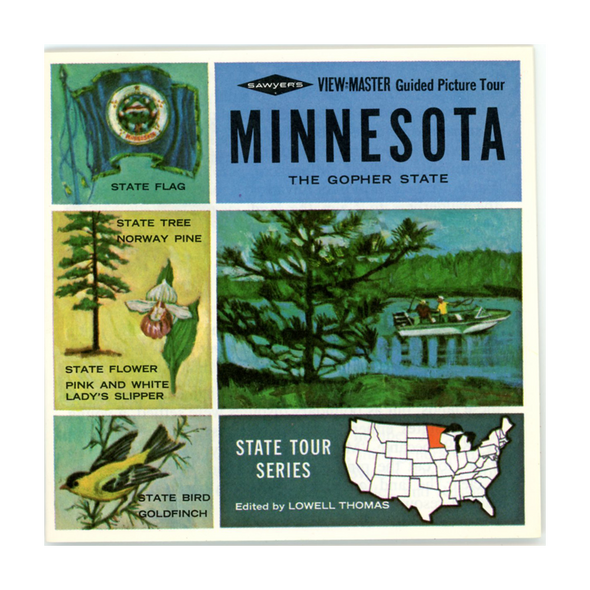 ViewMaster - Minnesota - Map Series - A510 - Vintage  - 1960s views