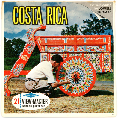 ViewMaster - Costa Rica - B022 - Vintage - 3 Reel Packet - 1960s views