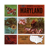 ViewMaster - Maryland - Map Series - A780 - Vintage  - 3 Reel Packet - 1960s Views