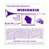 ViewMaster - Wisconsin - 1st Series - Vintage - 3 Reel Packet - 1950's views